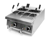 Макароноварка Kocateq 1M0CP 1E электрическая настольная с 2 ваннами по 9 л с 6 корзинами 