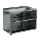 Стол-тумба производственный открытый пристенный 70*90*87 см Кобор СТОБ-90/70