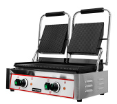 Гриль пресс Kocateq GH 813A GL двухсекционный с верхними и нижней ребристыми пластинами