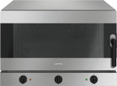 Конвектомат Smeg ALFA 425H-2 электрический 4 ур 60*40 см или GN1/1, электромеханическая панель, с увлажнением, боковое открытие левостороннее