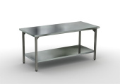 Стол производственный островной 70*60*87 см с полкой Кобор СП-60/70 