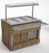 Прилавок холодильный длиной 805 мм пристенного шведского стола Челябторгтехника RС41AP 