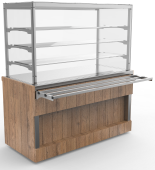 Витрина нейтральная длиной 1105 мм линии раздачи Capital Челябторгтехника RC22AN Capital