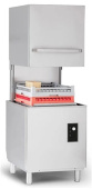Купольная посудомоечная машина под кассеты 50x50 см, с дозатором ополаскивателя, дозатор моющего, дренажная помпа Kocateq KOMEC-H500 B DD 