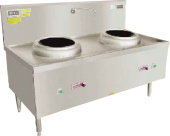 Плита индукционная WOK напольная с 2 конфорками Ø 40 см Kocateq DC1890/400/8*2