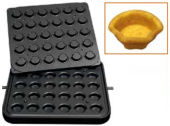 Форма для 30 тарталеток в виде ракушек 50*45 мм для тарталетницы DHTartmatic Kocateq DH Tartmatic Plate 21 