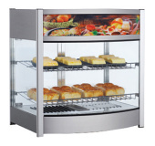 Витрина тепловая Kocateq RTR 107L настольная с 2 полками, объемом 107 л, с подсветкой 