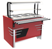 Прилавок  холодильный с углублением 100 мм длиной 1505 мм линии раздачи Case Челябторгтехника RС13A Case