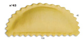Блок формования равиоли размером 100*45 мм для насадки Multipasta (совместима с P Nuova, P6, P12) Imperia and La Monferrina (Ravioli mould 43)
