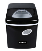 Льдогенератор Koreco ZB 15 B для пальчикового льда, 12 кг/сут, бункер 1.1 кг, с черным корпусом, заливной