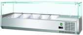 Витрина холодильная Koreco VRX 1200 335 WN для ингредиентов 5*GN1/4 -150 мм 