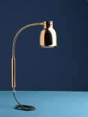 Лампа тепловая встраиваемая золотого цвета Scholl 24000S/G (B0052)