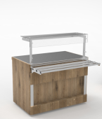 Прилавок нейтральный длиной 505 мм с полкой линии раздачи Capital Челябторгтехника RN10A Capital 