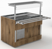 Прилавок холодильный с углублением 20 мм длиной 805 мм линии раздачи Capital Челябторгтехника RC11AS Capital 