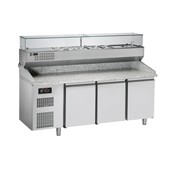 Стол для пиццы с 3 дверьми Angelo Po BPZ207S