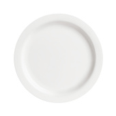 Тарелка из меламина диаметром 16 см белого цвета Carlisle ENV500