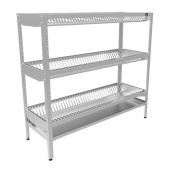 Стеллаж разборный для подносов Кобор СДП-100/53/430