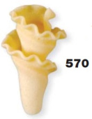 Фильера бронзовая для модели P3 Imperia and Lamonferrina диаметром 75 мм форма №570 campanelle