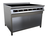 Плита индукционная Кобор I9-6S1 на полузакрытом стенде с 6 зонами нагрева (6*3,5 кВт) 