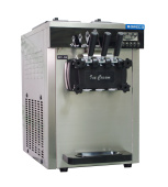 Фризер Koreco SSI 224  для мягкого мороженого, с 3 рожками, 2 емкостями 4.5 л, настольный, с  помпой, прекулом