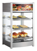 Витрина тепловая Kocateq RTR 97L настольная с 3 полками, объемом 97 л, с подсветкой 