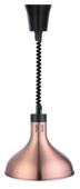 Лампа тепловая Kocateq DH 639RB NW c ИК нагревом, подвесная, с плафоном медного цвета Ø290*220 мм