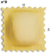 Блок формования равиоли для насадки Multipasta (совместима с P Nuova, P6, P12) Imperia and Lamonferrina форма №9 ravioli 48*48 мм