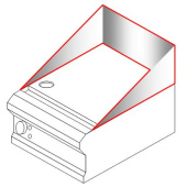 Ограждение поверхности для жарочной поверхности GS4 Lincat SB4