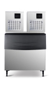 Льдогенератор Koreco AZ 560/350CW для цилиндирического льда (чубит), 560 кг/сут, бункер 350 кг, с подключением к водопроводу