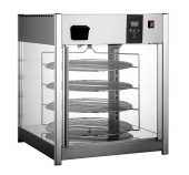 Витрина тепловая Kocateq RTR 158L ротационная, настольная, с 4 полками, с подсветкой 