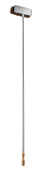 Щётка из натурального волокна 22*8 см, встроенный скребок, длинная ручка Lilly Codroipo 110