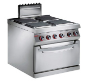 Плита электрическая напольная c 4 конфорками и духовым шкафом Angelo Po 191PE4E