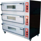 Печь для пиццы электрическая 2-камерная с подом 129*69 см Kocateq EPD23