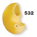 Фильера бронзовая для модели P3 Imperia and Lamonferrina диаметром 75 мм форма №532 pipe