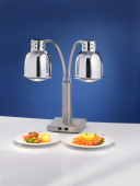 Лампа тепловая Scholl 24002/B/C  (B0043) с ИК нагревом, настольная, двойная, цвет плафона -хром