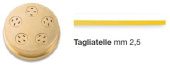 Фильера бронзовая для модели Chef-in-Casa Imperia and Lamonferrina форма № 289 tagliatelle 2,5 mm 