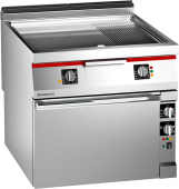 Жарочная поверхность электрическая ребристая/плоская с 2 зонами нагрева Angelo Po 1N1FT6EV
