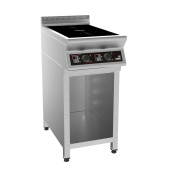 Плита индукционная Кобор I9-2S1 на полузакрытом стенде с 2 зонами нагрева (2*3,5 кВт) 