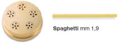 Фильера бронзовая для модели Chef-in-Casa Imperia and Lamonferrina форма № 283 spaghetti 2 mm
