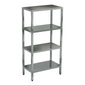 Стеллаж сварной со сплошными полками Кобор СКТ-120/40 