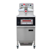 Фритюрница Kocateq PFE 800PRO для жарки под давлением с 1 ванной 25 л, 10 мультистадийных программ