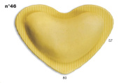 Блок формования равиоли для насадки Multipasta (совместима с P Nuova, P6, P12) Imperia and Lamonferrina форма №46 ravioli сердце 48*48 мм