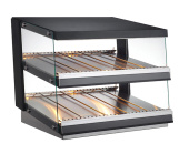 Витрина тепловая Kocateq RTR 85D настольная, для самообслуживания, двухъярусная, с подсветкой 