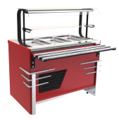 Прилавок  холодильный с углублением 20 мм длиной 805 мм линии раздачи Case Челябторгтехника RС11A Case