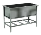 Ванна котломоечная Кобор ВМС/1-120/63/430 размером 63*120*87 см, сварная, 1 секционная, без борта