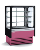 Витрина холодильная напольная кондитерская, с 3 полками, с подсветкой Coreco VSS 6-9-RG