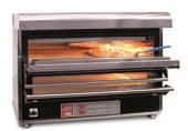 Печь для пиццы электрическая 2-камерная с подом 31*75 см Eurochef PizzaChef FP2 