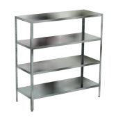 Стеллаж разборный со сплошными полками Кобор СК-70/60 