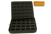 Форма для 25 прямоугольных тарталеток размером 50*23 мм для тарталетницы Cook Matic ICB tecnlologie s.r.l. Plate 31