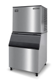 Льдогенератор Koreco AZ 500/260 MAR для чешуйчатого льда, 500 кг/сут, бункер 260 кг, с корпусом из нержавеющей стали, с подключением к водопроводу